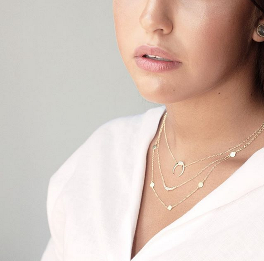 layered necklaces