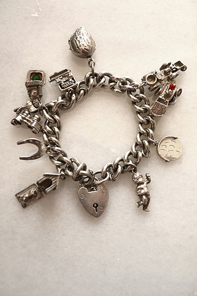 vintage charm bracelet