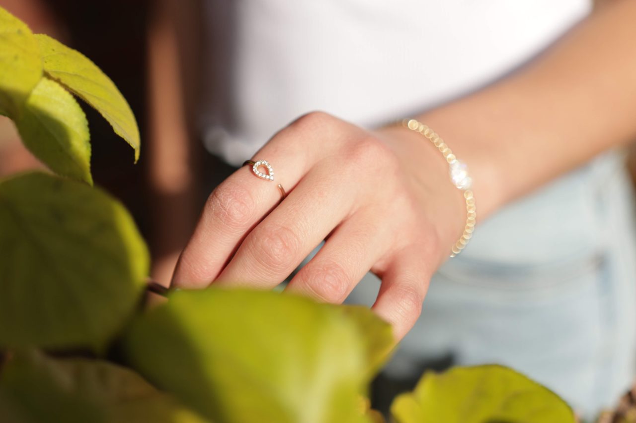 gold stackable rings