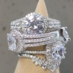 rhodium plated silver