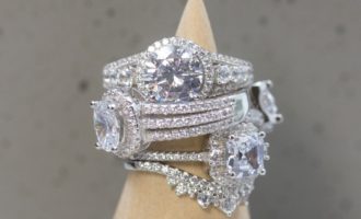 rhodium plated silver