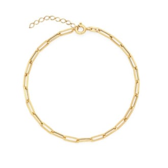 10K Yellow Gold Paperclip Anklet 1.7mm (G-ANK-10-1005)