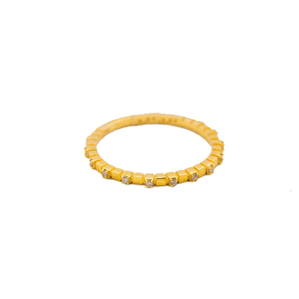 10K Yellow Gold Diamond Spread Ring .06CTW (GR-10-1082)