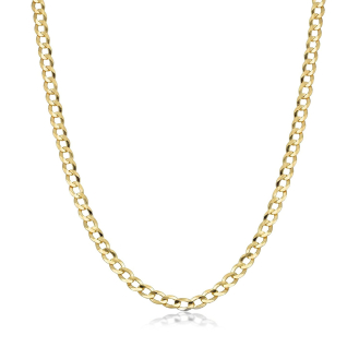 10K Yellow Gold Curb Chain 3.1mm (GD-065-10)