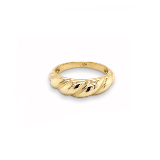 10K Yellow Gold Croissant Ring (GR-10-1101)