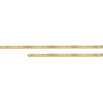 10k Yellow Gold Curb Chain By Inch 1.34mm (PERM-GD-040-10)