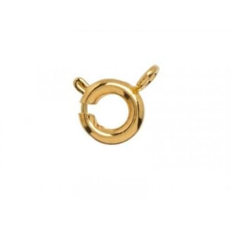 10K Yellow Gold Spring Ring Finding 6mm (SR-2-Y-10K)