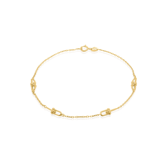 10K Yellow Gold Links by the Yard Bracelet (GB-10-1122)