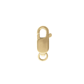 10k Yellow Gold Finding Lobster Clasp 16mm x 6.2mm (LC-4-10K-Y)