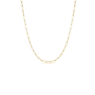 10K Yellow Gold Paperclip Chain 1.7mm (PPC-053-10)