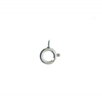 14K White Gold Spring Ring Finding 4.5mm (SR-0-W-14K)
