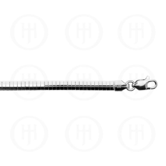 Sterling Siver Fancy Chain Omega 02 (OMEGA-F4) 4.0mm