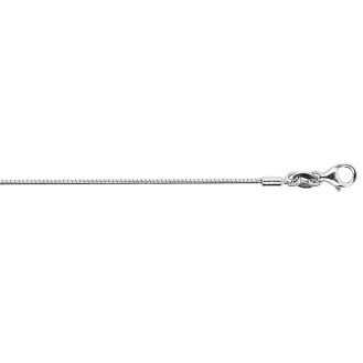 Sterling Siver Fancy Chain Omega Round 0'2 (OMEGAR1) 1mm