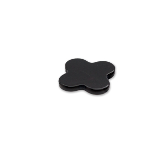 Sterling Silver Van Cleef Alhambra Stone 14.6mm (VCF-2)