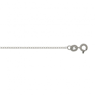Sterling Silver Rolo Fancy Chains 10 Pack of Rhodium Plated 1mm (ROLO10-RH-PACK)