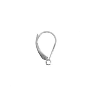 Sterling Silver Leverback Earring Hook Finding (LVB-1)
