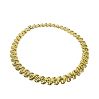 14K Yellow Gold Link Necklace (GC-1088)