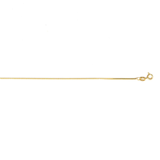 Sterling Silver Gold Vermeil Basic Chain Box 03 (BOX19-G) 1mm
