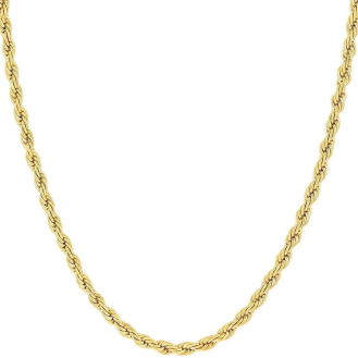 10K Yellow Gold Hollow Rope Chain 2.8mm (HROPE-060-10)