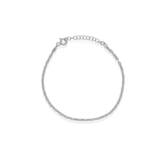 Sterling Silver Rolo Marina DC Bracelet