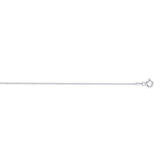 Sterling Siver Basic Chain 'Snake DiamondCut 01 (DC20) 0.8mm