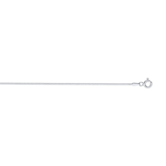 Sterling Siver Basic Chain Snake DiamondCut 02 (DC25) 0.9mm