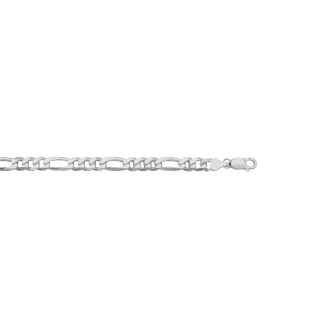 Sterling Silver Basic Chain Figaro 07 (FIG180) 6.8mm
