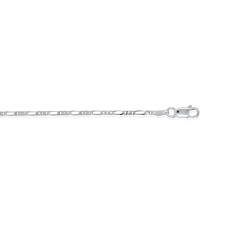 Sterling Silver Basic Chain Figaro 01 (FIG50) 1.8mm