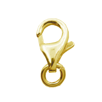 Silver Finding Clasp Pear Lobster, Gold (PC-2-G)