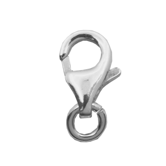 Silver Finding Clasp Plated Pear Lobster (PC-2-RH)