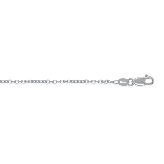 Sterling Silver Basic Chain Rolo 02 Oval 1.9mm (ROLO-OV50)