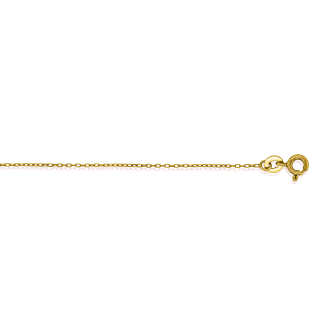 Sterling Silver Gold Vermeil 'Fancy Rolo Chain 1mm (ROLO10-G)