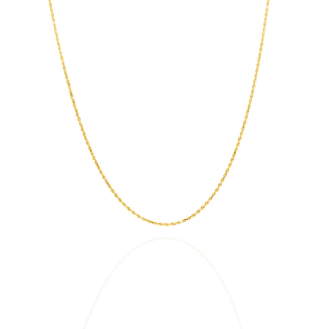 14K Yellow Gold Chain Necklace Rope 1.25mm (ROPE-010-14Y)