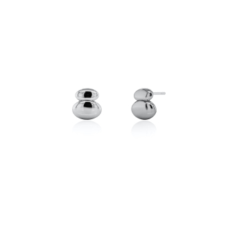 Sterling Silver Bubbles Stud Earrings (ST-1711)