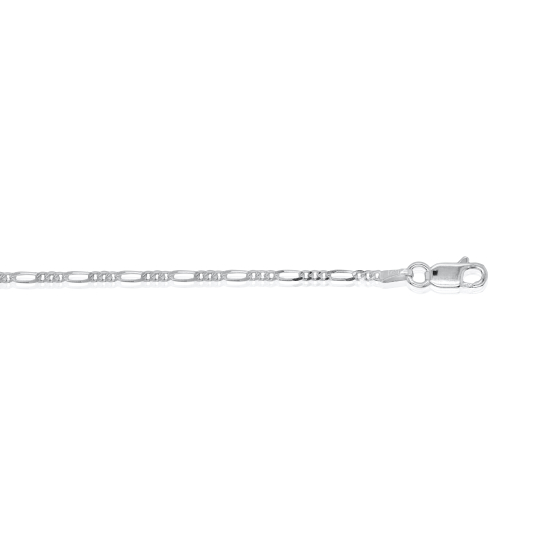 Sterling Silver Basic Chain Figaro 01 (FIG50) 1.8mm