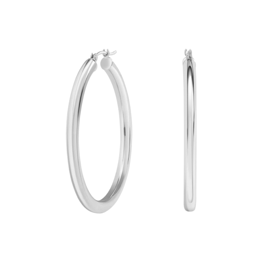 Sterling Siver Plain 3mm x 50mm Hoop (HP-3-50)